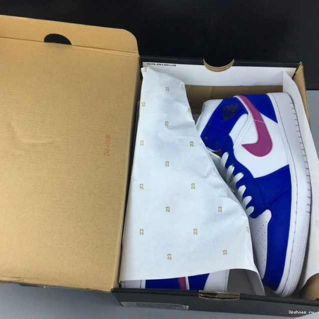 AIR MID JORDAN VIOLET-WHITE 1 ROYAL HYPER HYPER 554724-451 1105